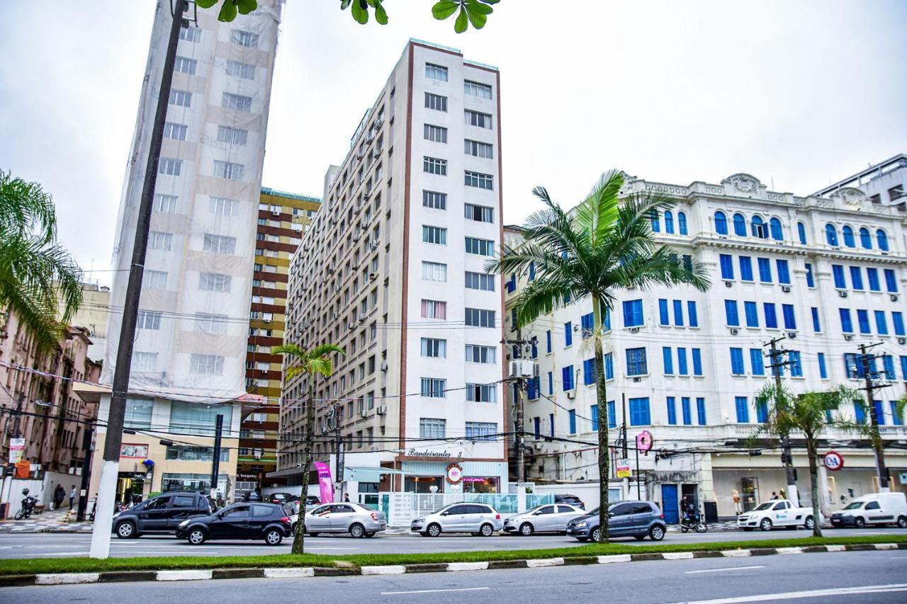 Apto Beira-Mar C Ar-Condicionado E Boa Localizacao Santos Kültér fotó